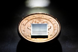 MEMS microspeakers for the future of the mobile internet The size of the MEMS microspeaker relative to a one-euro cent coin.